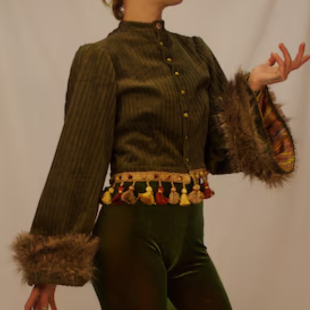 Bell Sleeve victorian jacket - Big Mouth Unique